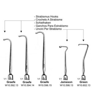 Graefe Strabismus Hooks