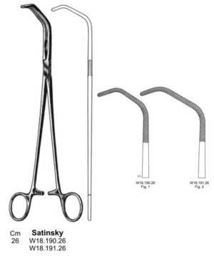 Satinsky Anastomosis Clamps