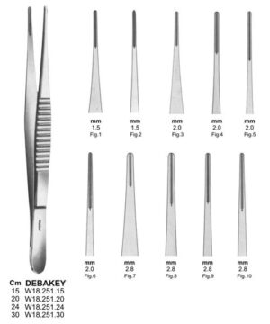 Debakey Atraumatic Forceps