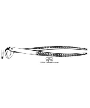 TOOTH EXTRACTING FORCEPS 123