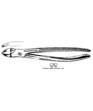 TOOTH EXTRACTING FORCEPS 138